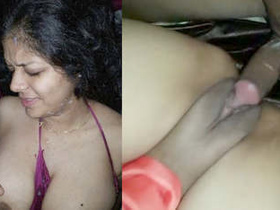 Desi bhabi gets pounded hard and moans with pleasure