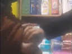 Desi MILF gives shopkeeper a tit-squeezing surprise