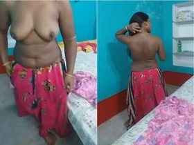 Tamil wife's boobs enhanced by husband in amateur video