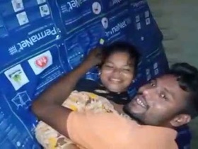 Dehati couple enjoys sex with friend in public
