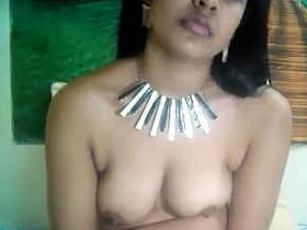 Beautiful Indian girl in action