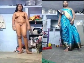 Tamil bhabhi bares it all in rural setting