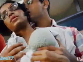 Horny teen gets banged on a running bus in full Hindi audio