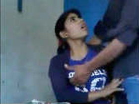 Desi girl gets her boobs fondled by tution teacher