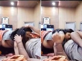 Live stream of a Desi wife giving a blowjob on camera