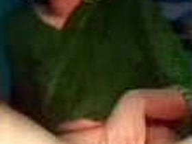 A horny hillbilly girl pleasures herself with her fingers