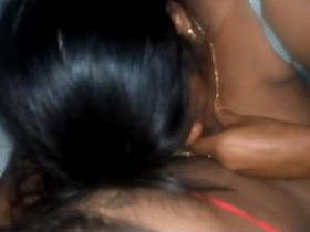 Mature Indian woman gives a blowjob