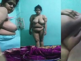 Chubby wife flaunts her body in revealing selfies