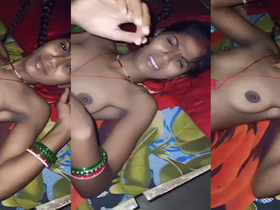 Bihari housewife gets naughty on camera
