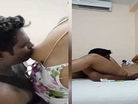 Mallu Dehati gives herself an orgasm in a hotel room