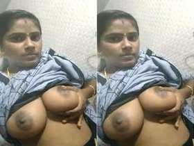 Horny Indian wife strips and pleasures herself