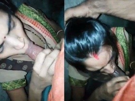 Dehati wife gives a hot blowjob on camera to her neighbor