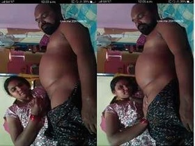 Tamil couple enjoys passionate romance and masturbates on live show
