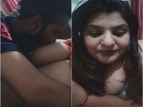 Desi bhabhi gives a hot blowjob and gets fucked hard
