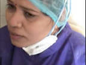 Desi nurse gives oral pleasure to patient in hospital