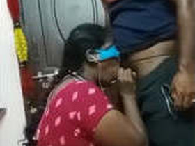 A young man goes wild with passion at the first opportunity with a mature Tamil woman
