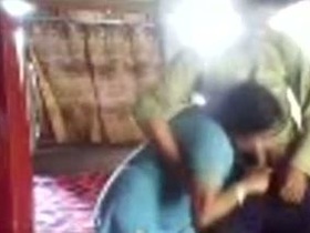 Indian village wife gives blowjob to a man