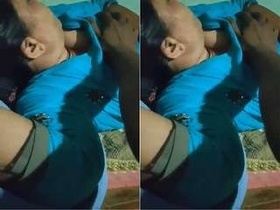 Husband wakes up sleeping wife to fondle her breasts