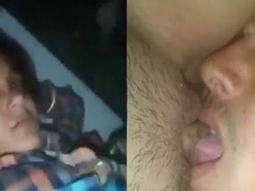 Young couple records their first time having sex on camera
