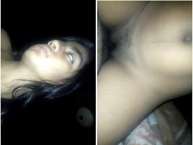 Adorable Indian college girl takes on big cock