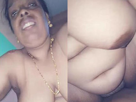 Malla auntie gets down and dirty with blowjob and on top action