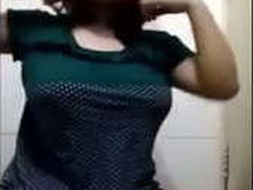 Beautiful girl displays her sexuality