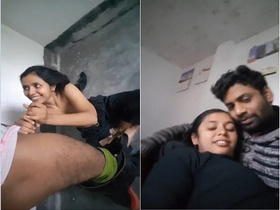 Exclusive Desi couple's sensual romance leads to passionate sex