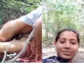 Amateur Desi couple enjoys door sex in a village