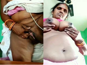 Amateur Indian village bhabhi flaunts her big boobs and pussy