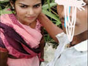 Bhabi's outdoor blowjob and fucke in 6 clips