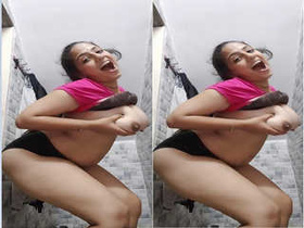 Indian amateur girl reveals her boobs and pussy in part 4