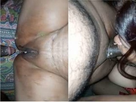 Desi housewife gets fucked and covered in cum