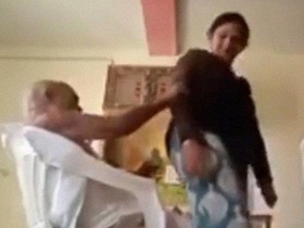 Desi sex tape featuring Pakistani baba and house nurse