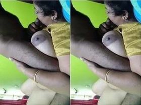 Amateur Indian wife gives a blowjob and gets fucked in part 2
