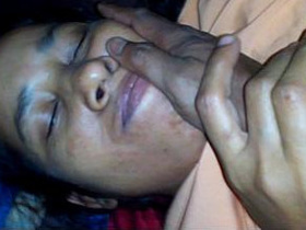 Desi wife takes it hard in the village