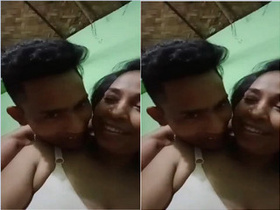 Exclusive Indian amateur couple in a passionate and intense romance