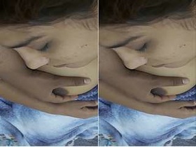 Exclusive footage of a Nepali girl showing off her big boobs and pussy