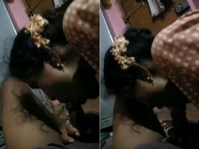 Exclusive video of a Telugu wife giving a blowjob