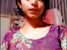 Indian girl reveals her intimate parts in a village