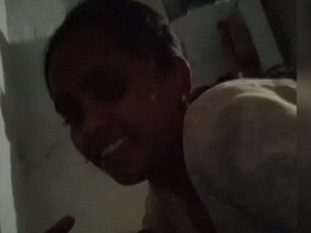 Local Indian couple has passionate sex in their home