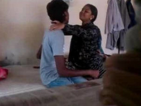 Indian bhabhi and her young brother-in-law in her bedroom