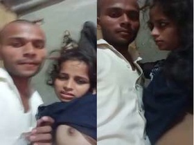 Desi lover gets laid after sucking tits