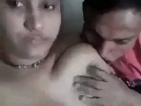 Milk pours out of a tanker in this erotic video