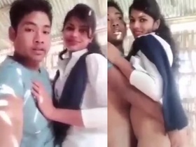 Indian babe from Guwahati gets pounded hard in steamy video