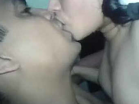 Hindi-dubbed video of Indian couple making out and having sex