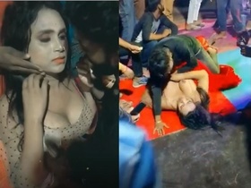 Bihari hottie performs seductive public dance