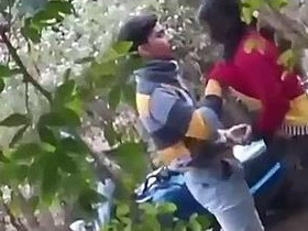 Desi couple's steamy outdoor romance
