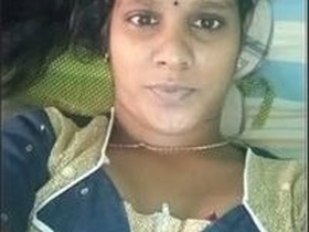 Tamil girl revealing her breasts and pussy