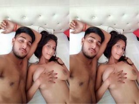 Desi girlfriend gives a sensual blowjob in part three