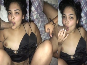 Indian wife enjoys a threesome with her husband and his ex-lover
